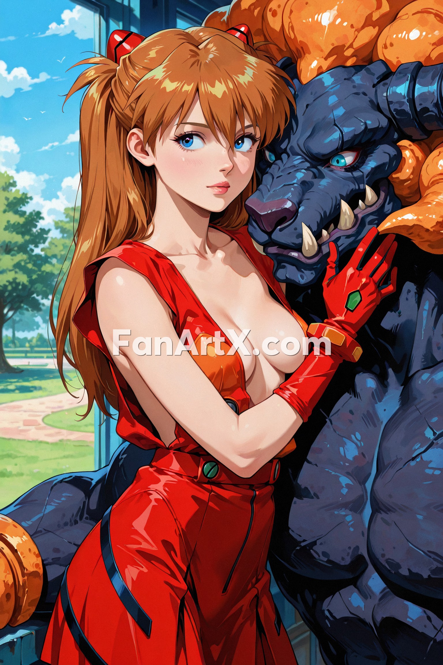 Asuka Langley Soryu fanart - Neon Genesis Evangelion Character 1670853